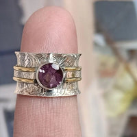 Anillo de Meditación Boho de Cristal