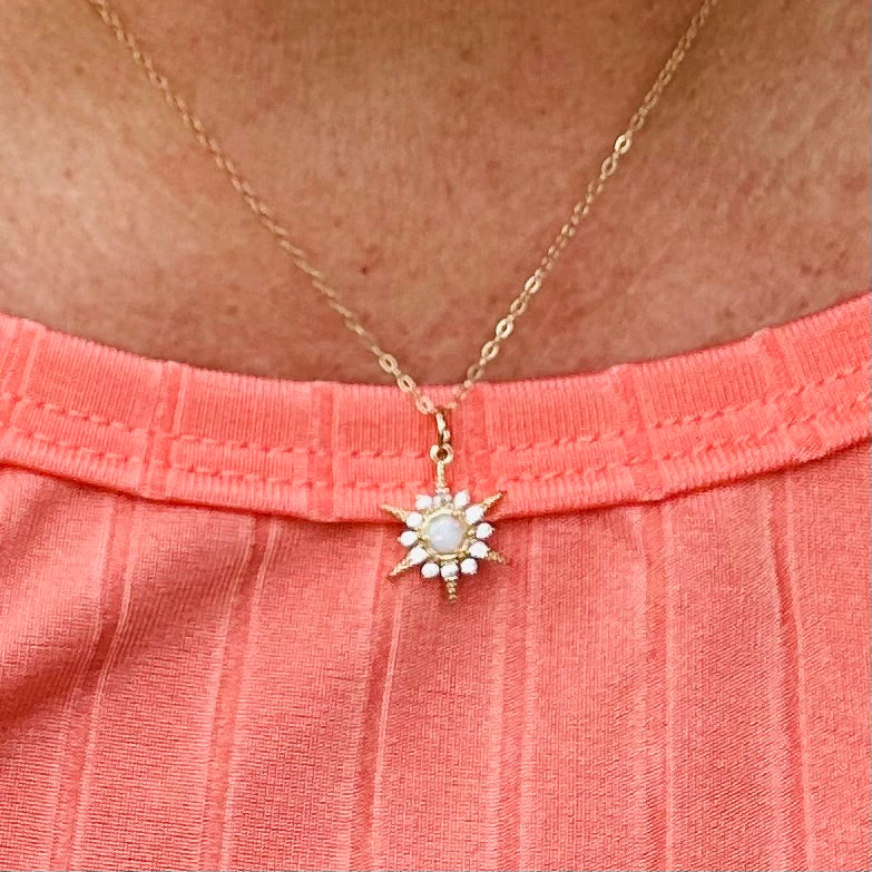 Collar Stellina de Estrella de Ópalo