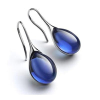 Aretes Colgantes de Cristal
