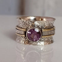 Anillo de Meditación Boho de Cristal