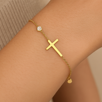 Pulsera de Charm Espiritual en Oro