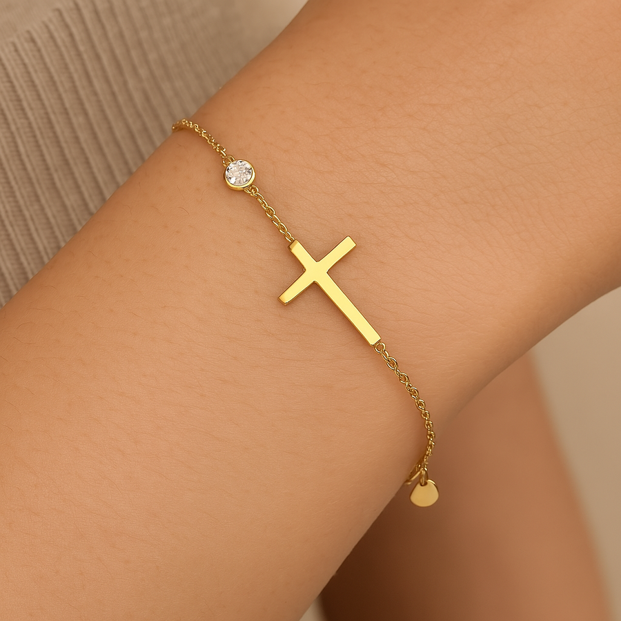 Pulsera de Charm Espiritual en Oro