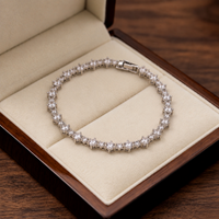Pulsera de Tenis Clásica de Racimo