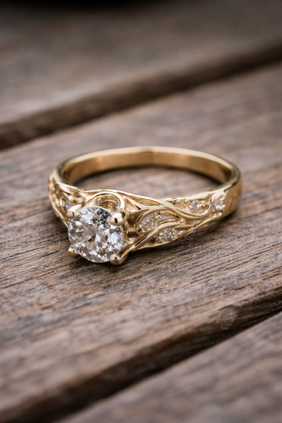 Anillo Elegante de Zirconia