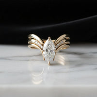 Anillo de Corona Gota en Oro