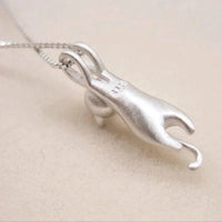 Collar de Gatito Juguetón en Plata Esterlina 925