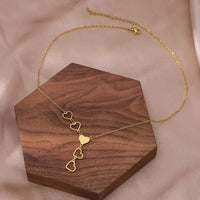Collar de Corazón en Oro y Plata