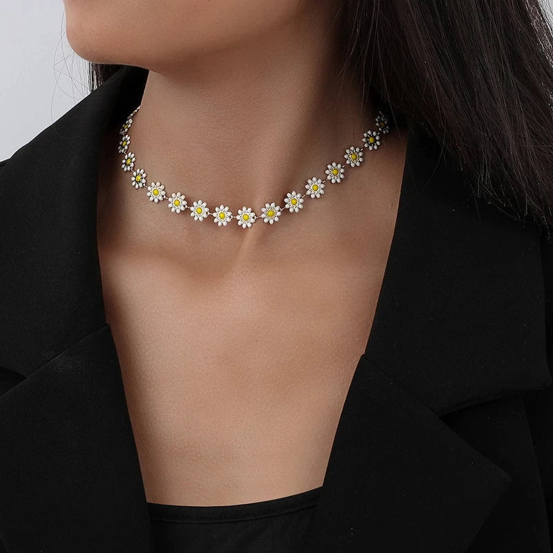 Collar de Margarita en Oro