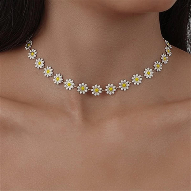 Collar de Margarita en Oro