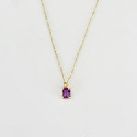 Collar Violetta de Amatista Baguette