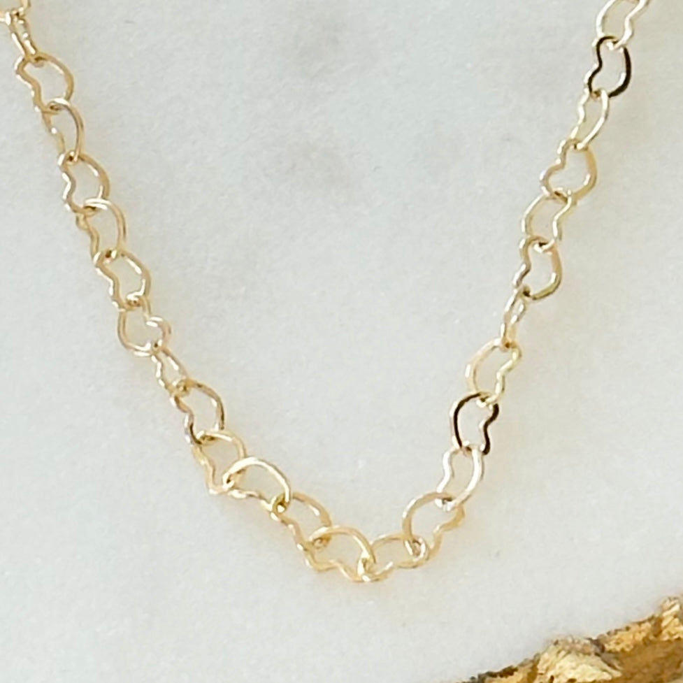Collar Choker Amore de Eslabón de Corazón