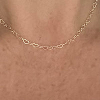 Collar Choker Amore de Eslabón de Corazón