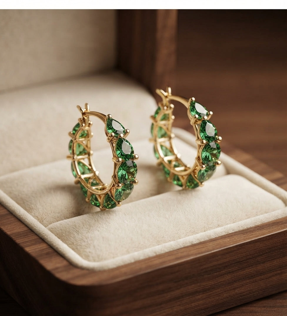 Aretes de Aro Elena Marlowe