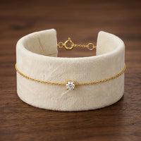 Pulsera Caroline de Piedra Moissanita