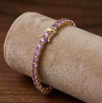 Pulsera de Tenis de Amatista