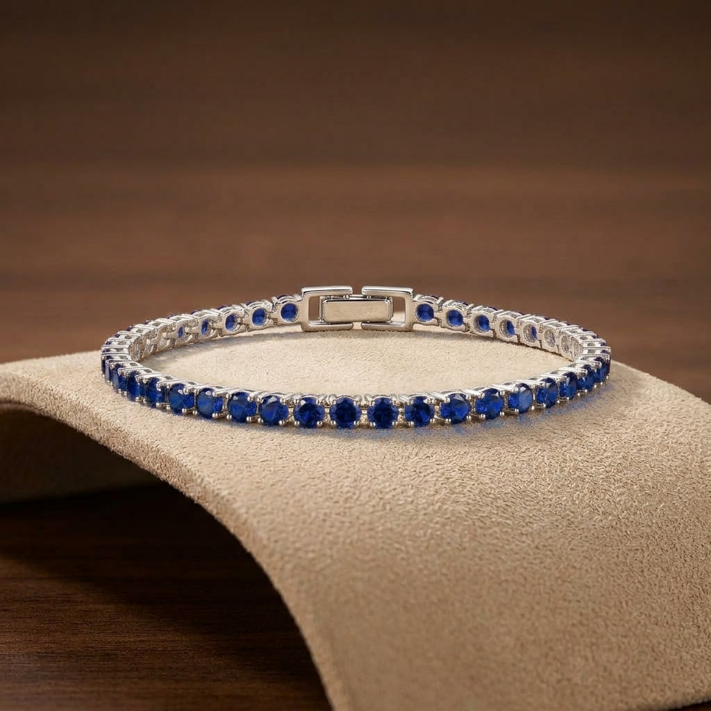 Pulsera de Tenis de Zafiro