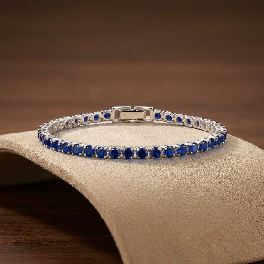 Pulsera de Tenis de Zafiro