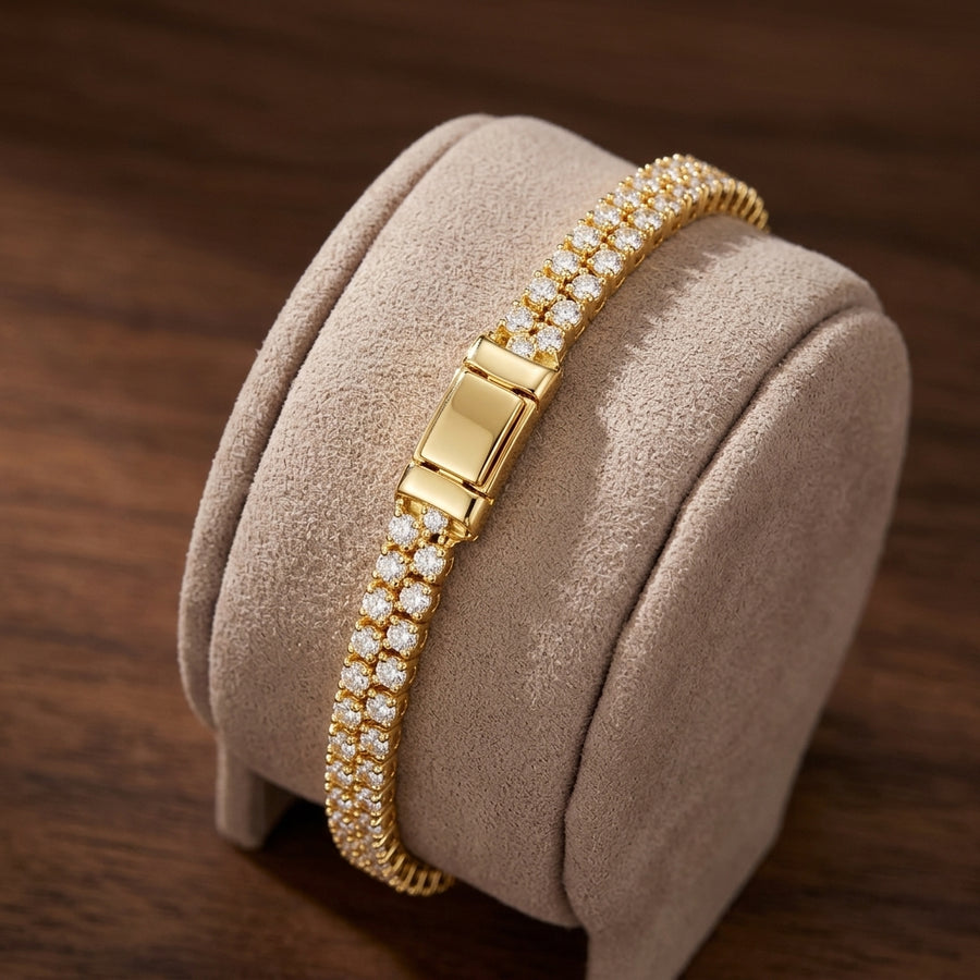Pulsera Cubana Pavé