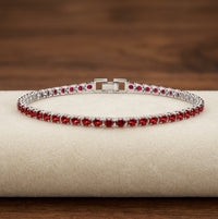 Pulsera de Tenis de Rubí