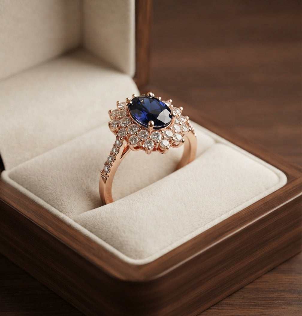 Anillo Vionne Saphirae