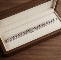 Pulsera Cubana Rubor Ártico