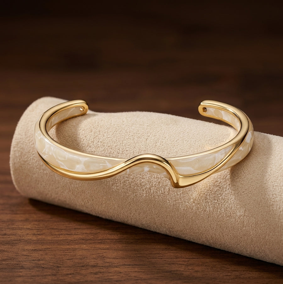 Pulsera de Ópalo Resplandor Dorado