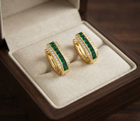 Aretes Sienna de Esmeralda