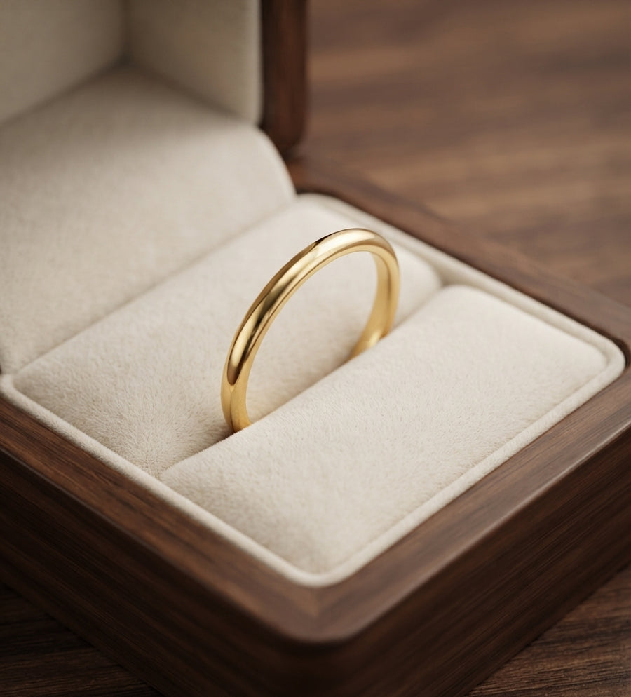 Anillo Domo Delgado