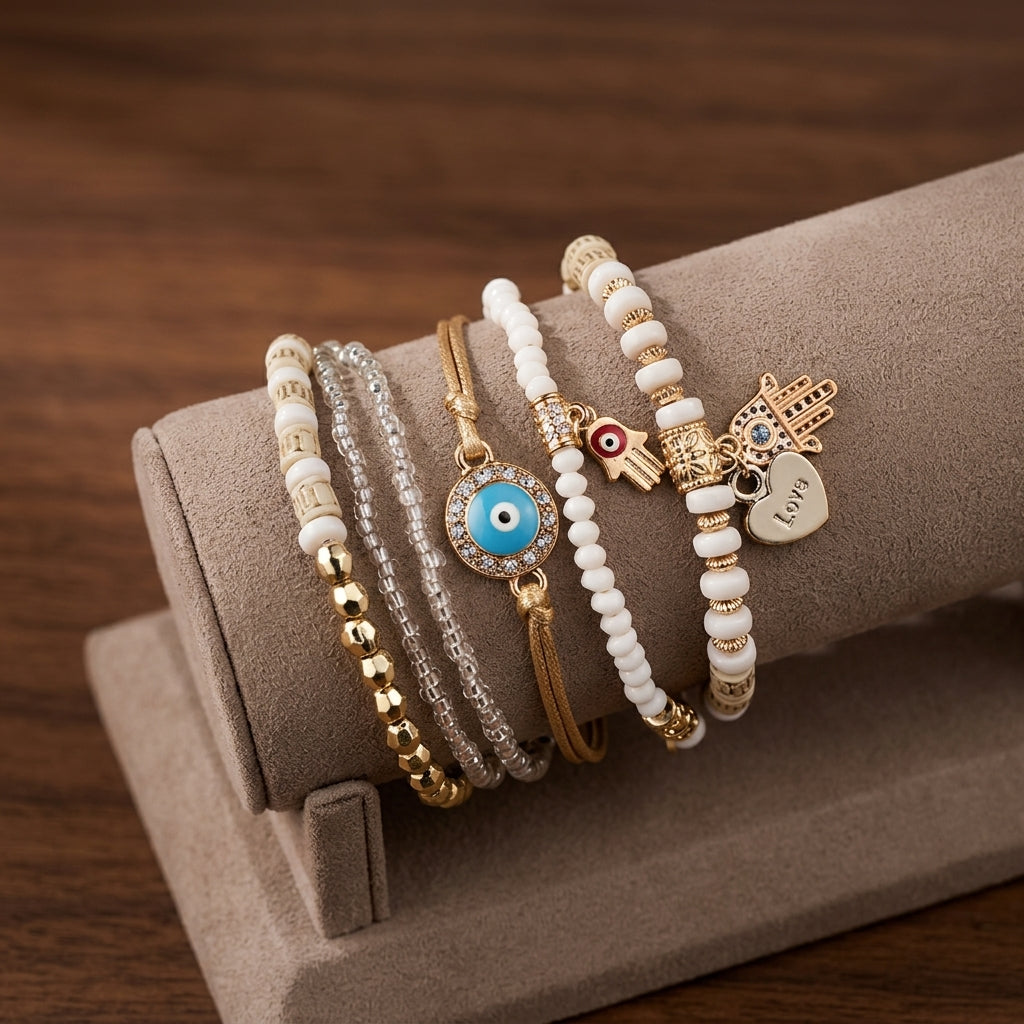 Set de Pulseras Hamsa