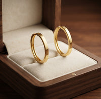 Aretes de Aro Gia Statement