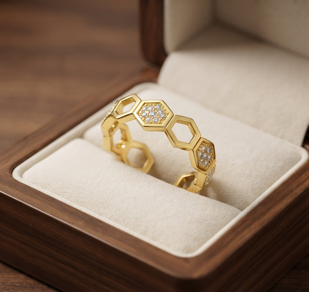 Anillo Panal de Cristal