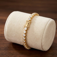 Pulsera de Tenis de Corte Redondo