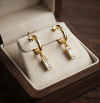 Aretes Colgantes de Barra
