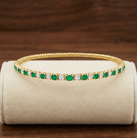 Pulsera de Tenis Trío de Esmeralda