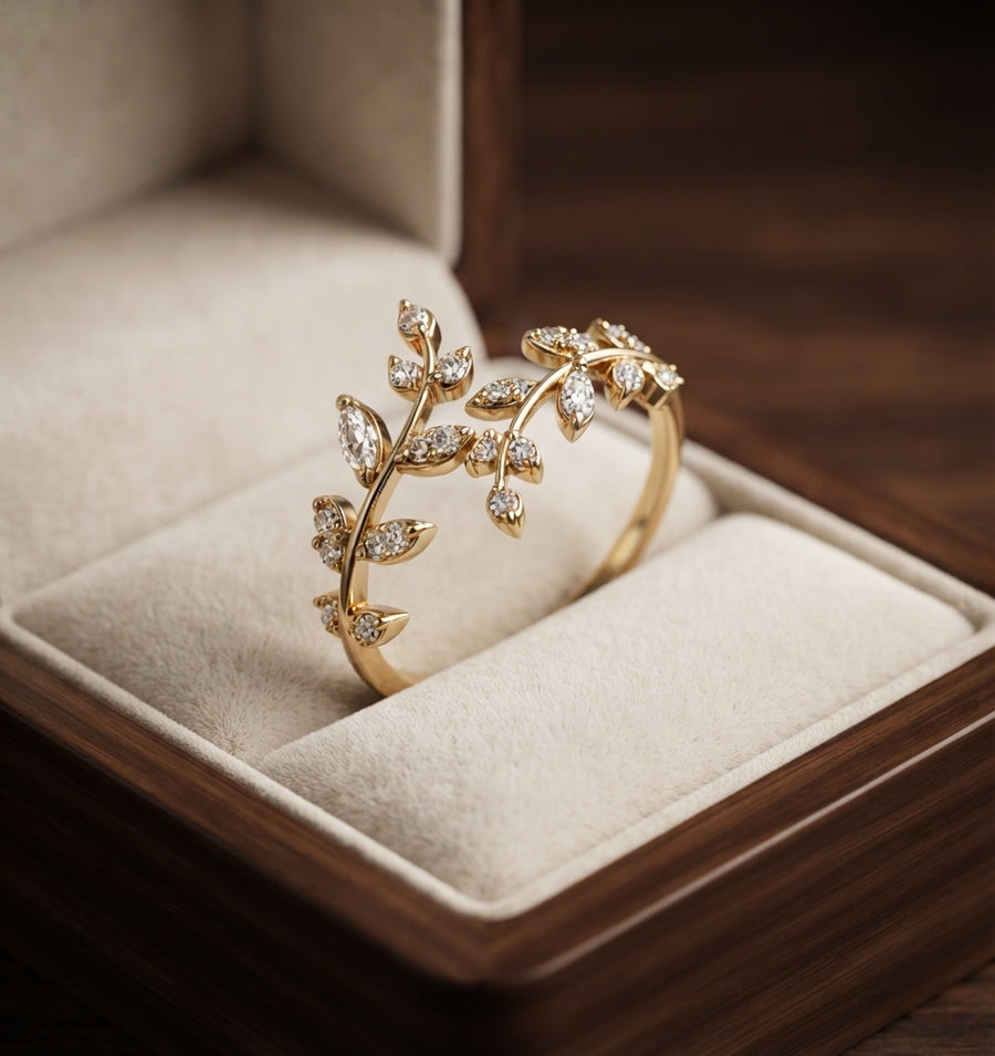 Anillo de Vid Elegante
