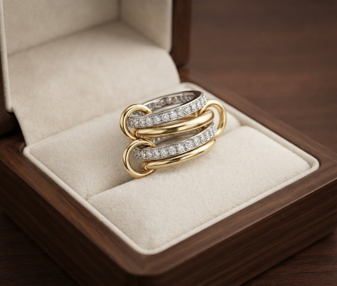 Anillos Apilables Entrelazados