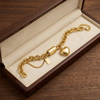 Pulsera de Corazón Gruesa