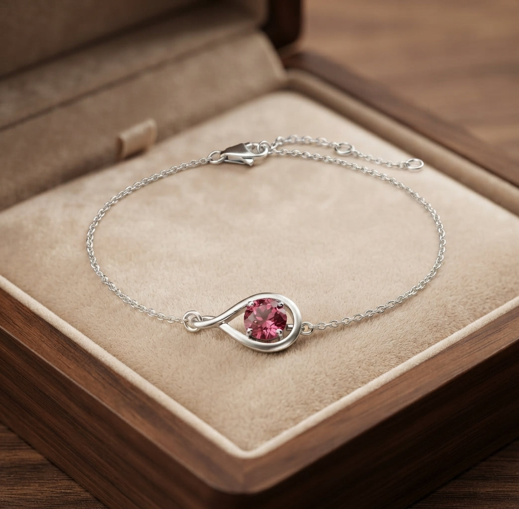Pulsera de Infinito de Rubí