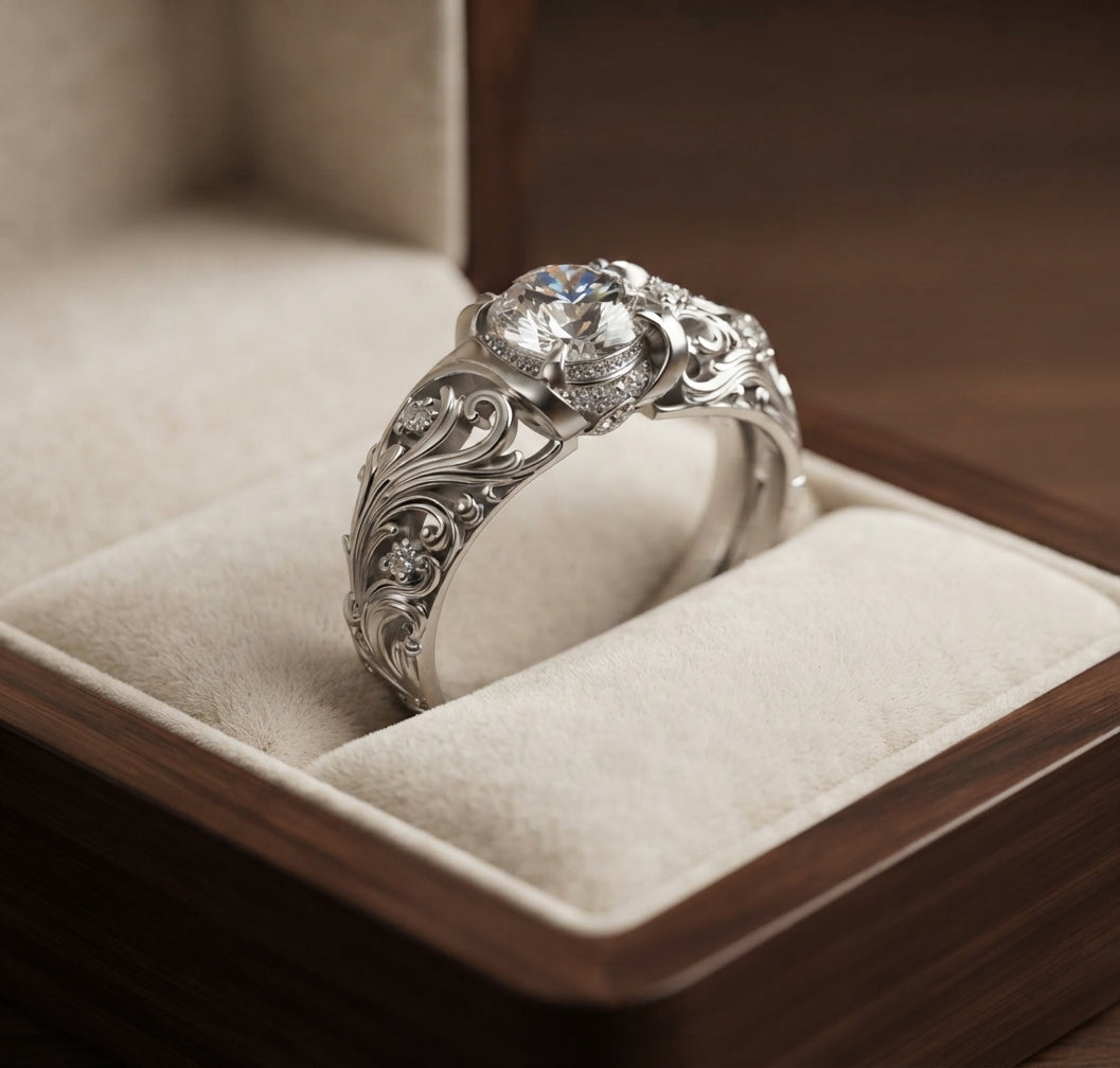 Anillo Exquisito de Cristal