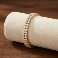 Pulsera de Tenis de Doble Hilera