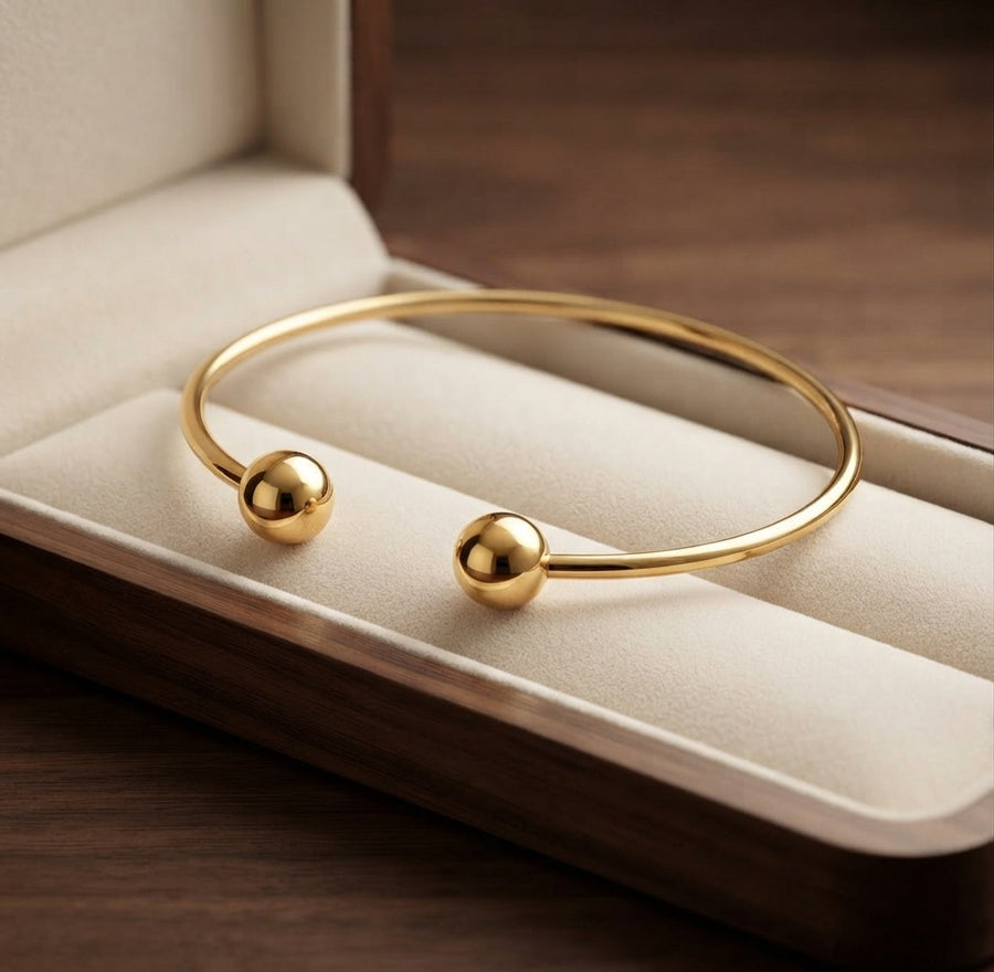 Set de Choker y Pulsera Minimalistas Brillo
