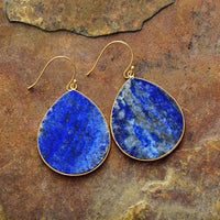 Aretes Llamativos de Gota de Agua
