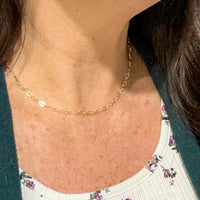 Collar Choker Amore de Eslabón de Corazón