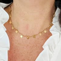Collar Choker Melita de Corazón Colgante