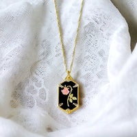 Collar Rossina de Rosa Marchita