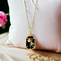 Collar Rossina de Rosa Marchita