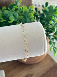 Pulsera Mea de Eslabones de Corazón