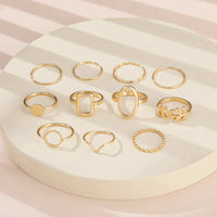 Set 11 Anillos Vintage en Plata