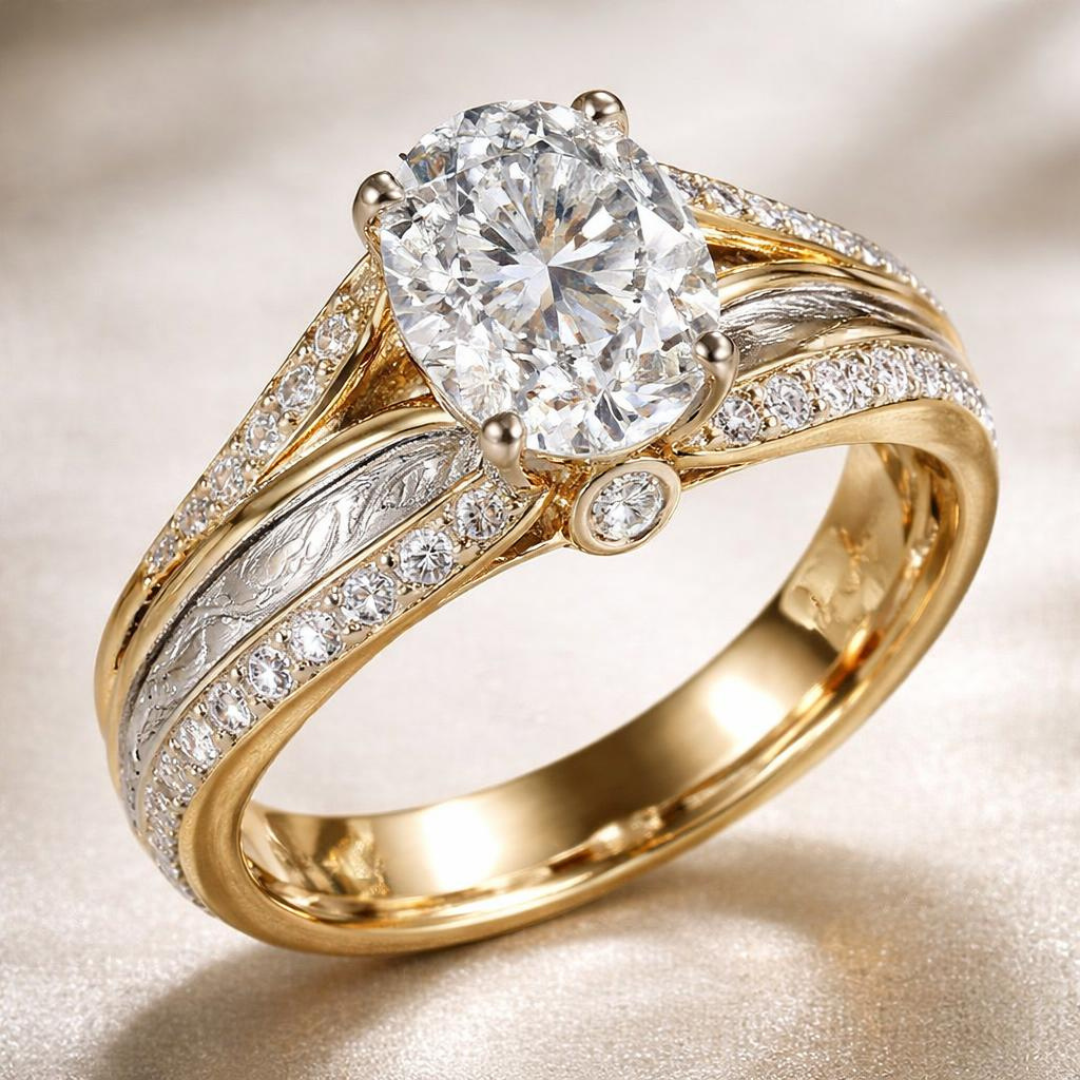 Anillo Vintage de Zirconia