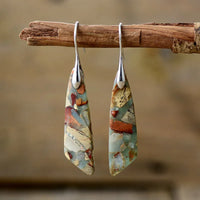 Aretes Vintage de Piedra Natural